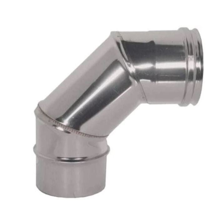 COUDE À 90° EN INOX 316 SIMPLE PAROI