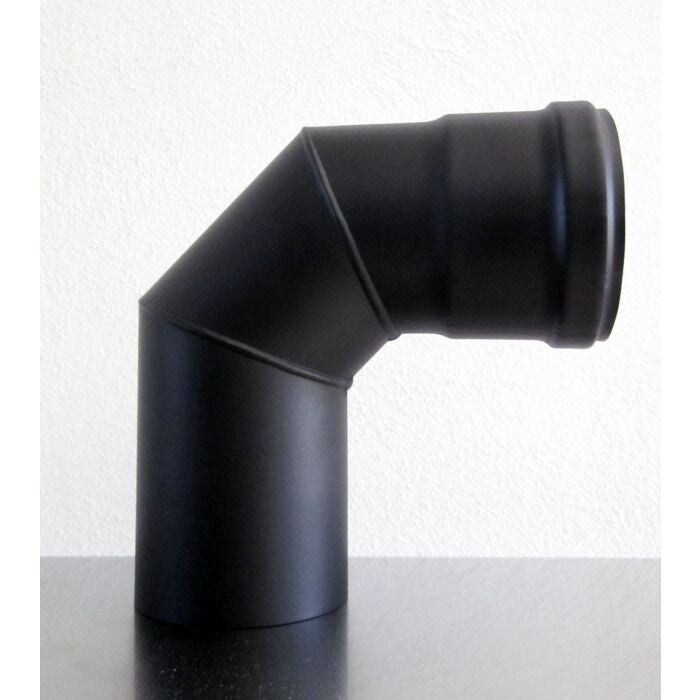 COUDE ÉMAILLÉ 90° POUR RACCORDEMENT, EP. 1.2 MM