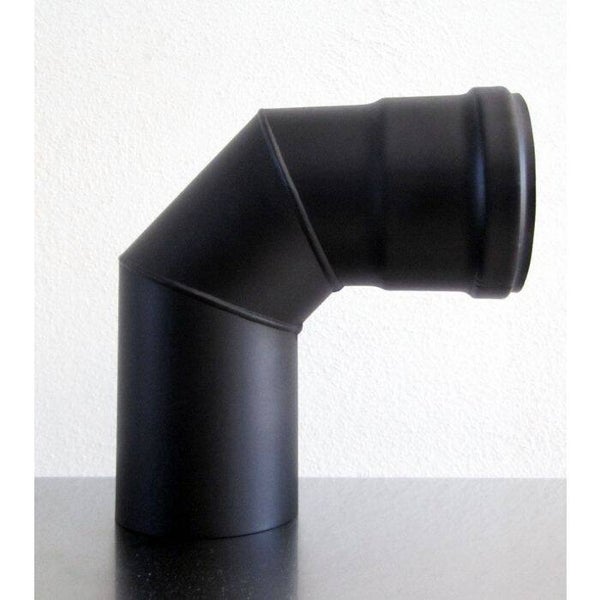 COUDE ÉMAILLÉ 90° POUR RACCORDEMENT, EP. 1.2 MM