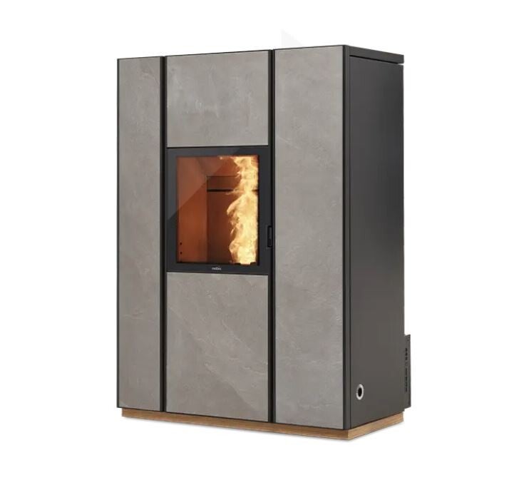 POÊLE HYBRIDE BOIS/PELLET NOBIS MOD. UNICA 10 CERTIFIÉS 5 ÉTOILES