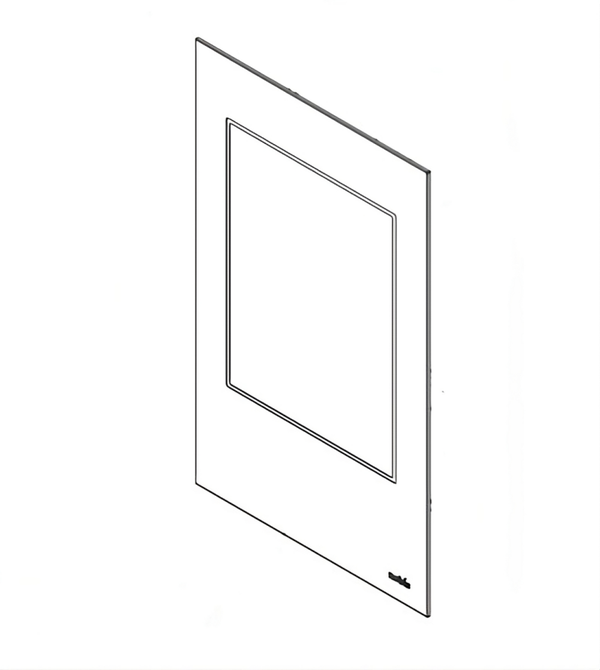 Vitre de porte originale sérigraphiée Nobis pour cuisinière Elena 12 - Style Elena 12