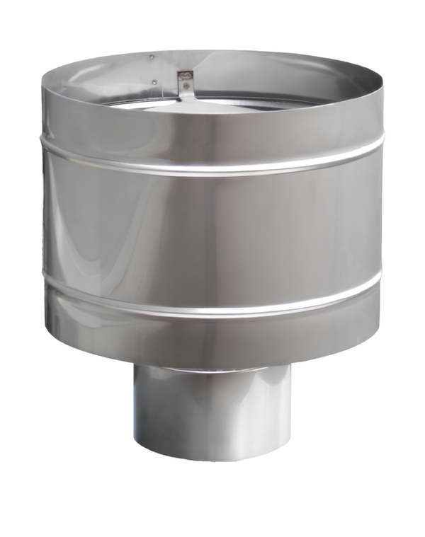 CHEMINÉE FÛT EN ACIER INOXYDABLE VERSION « TOP PREMIUM »