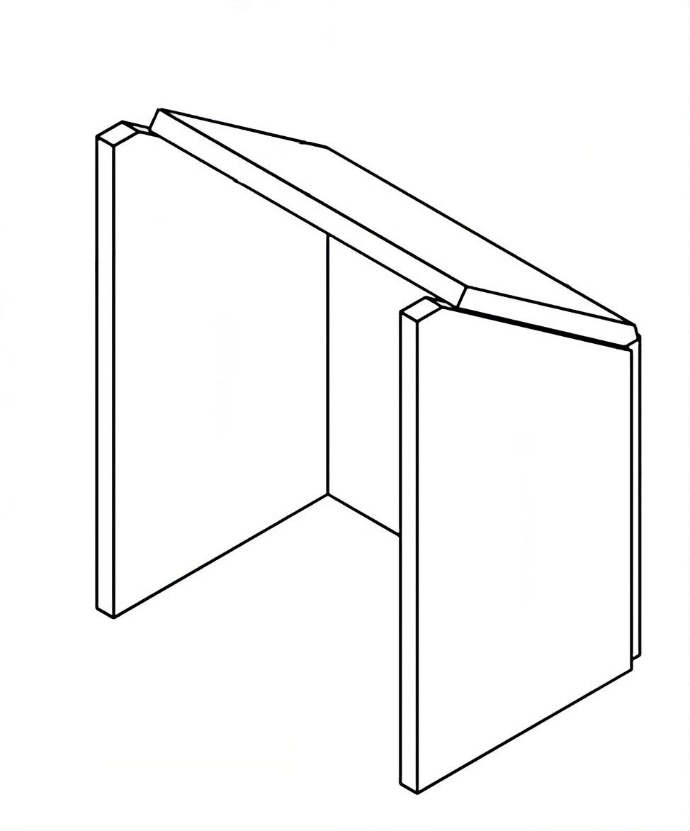 KIT RÉFRACTAIRE BLANC ORIGINAL Klover DUALA pour poêle à air double