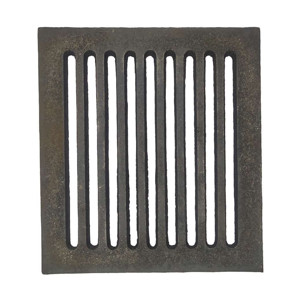 GRILLE DE CHEMINÉE EN FONTE CM. 20,7 X 19,1 H - ÉPAISSEUR 1 CM DS
