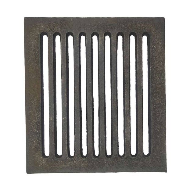 GRILLE DE CHEMINÉE EN FONTE CM. 20,7 X 19,1 H - ÉPAISSEUR 1 CM DS
