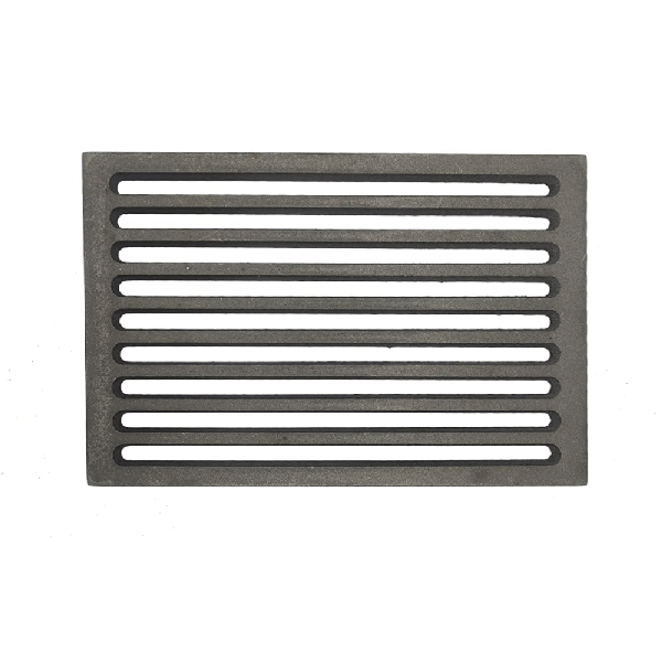 GRILLE DE CHEMINÉE EN FONTE CM. 29 X 18,2 H - ÉP. 1 DS