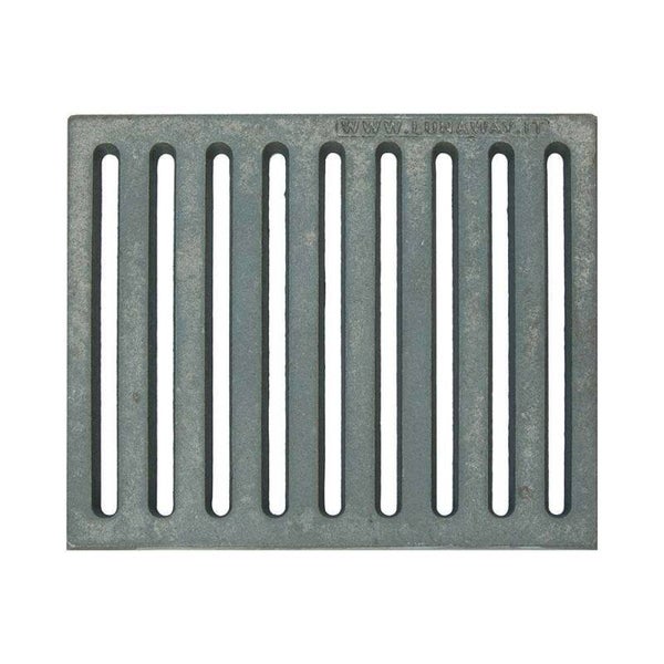 GRILLE DE CHEMINÉE EN FONTE CM. 19,5 X 23,4 H - ÉPAISSEUR 1,2 CM DS