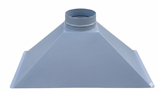 HOTTE POUR FOUR À BARBECUE L 80 X P 57,5 ​​X H 29 CM, DIAMÈTRE DE LA SORTIE DE FUMÉE 25 CM