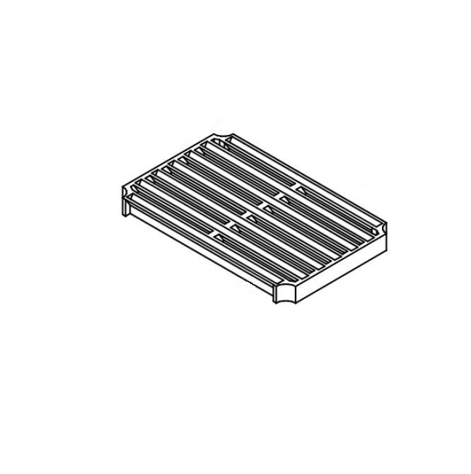 GRILLE EN FONTE 230x357 mm ORIGINAL Klover pour poêle Storica K-KP - Bi-Fire-Mid