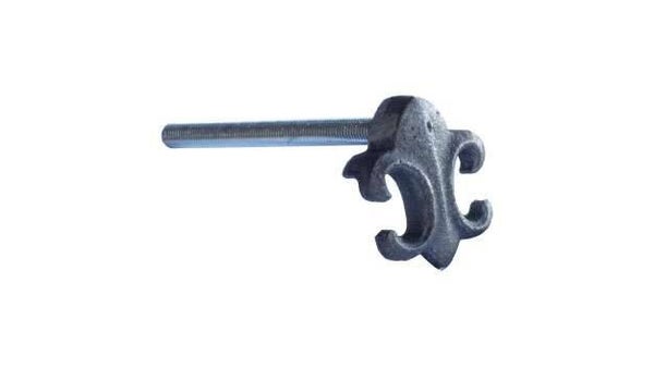 CLIPS DE FIXATION EN FONTE MOD. GRALILY 3 X 10 X 3,5 H CM DS