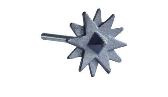 CLIPS DE FIXATION EN FONTE MOD. GRASTAR 5 X 10 X 5 H CM DS