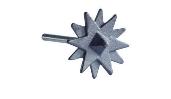 CLIPS DE FIXATION EN FONTE MOD. GRASTAR 5 X 10 X 5 H CM DS