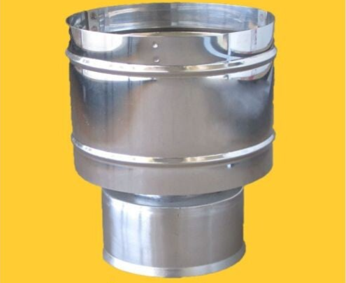 CHAPEAU DE CHEMINÉE DOUBLE PAROI ACIER INOX