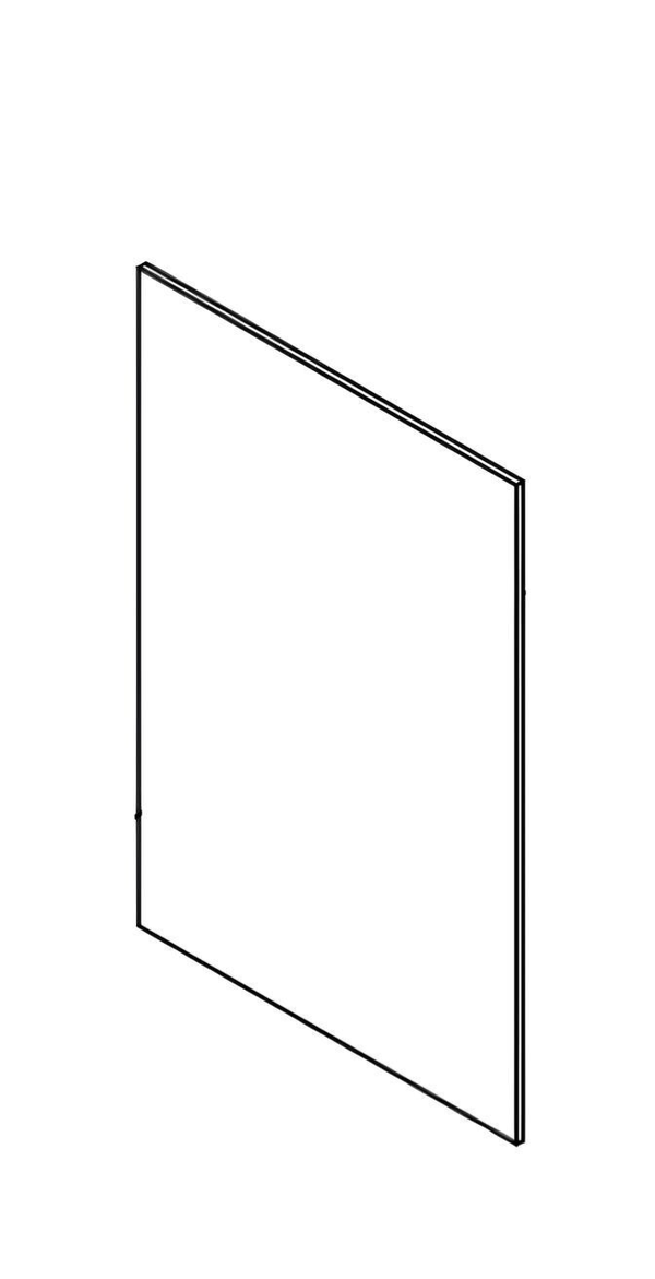 Vitre céramique 4 x 370 x 509 mm BV28 ORIGINAL Klover pour poêle Belvedere 28