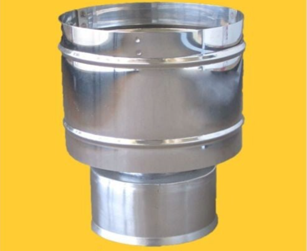 CHAPEAU DE CHEMINÉE DOUBLE PAROI ACIER INOX