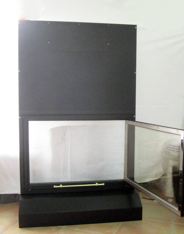 PORTE COULISSANTE POUR CHEMINÉE