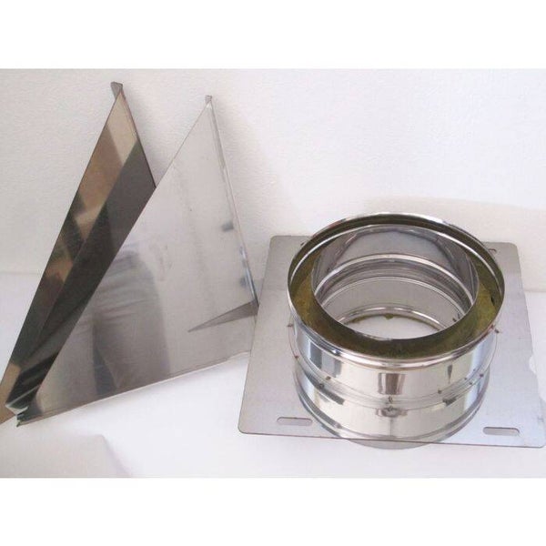 KIT DE FIXATION POUR CONDUIT DE CHEMINÉE DOUBLE PAROI INOX - DIFFÉRENTS DIAMÈTRES