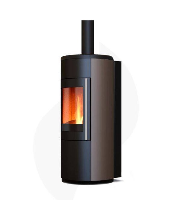 POÊLE HYBRIDE BOIS/PELLETS NOBIS MOD. LIBERA CERTIFIÉ 5 ÉTOILES