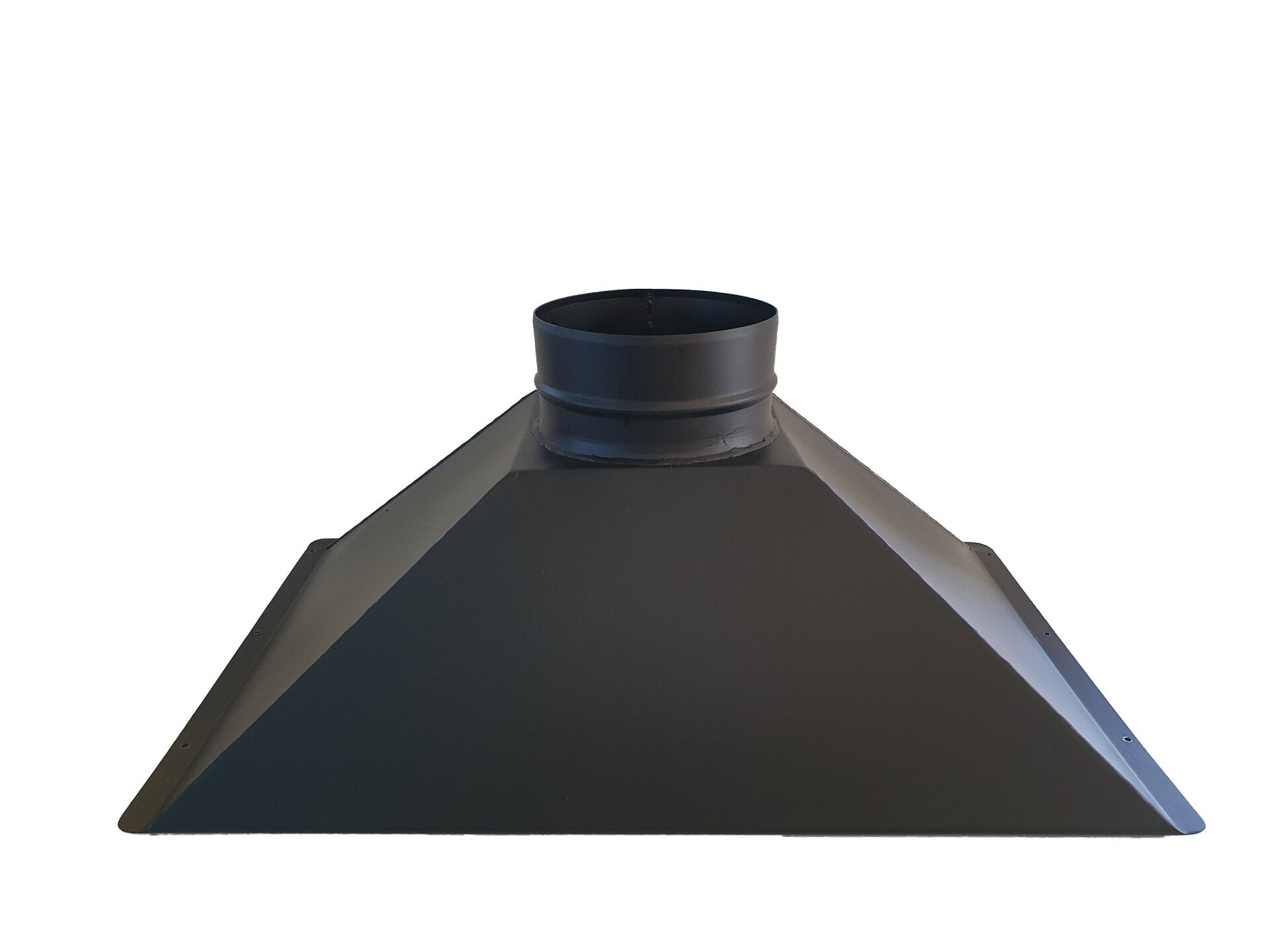 HÔTTE BARBECUE AVALOIR POUR CHEMINEE FOYER EN ACIER NOIR L 78xP 48xH 33 sortie fumée 200