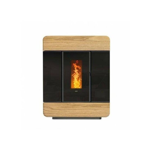 POÊLE THERMIQUE À GRANULÉS KLOVER MOD. DIVA SLIM WOOD