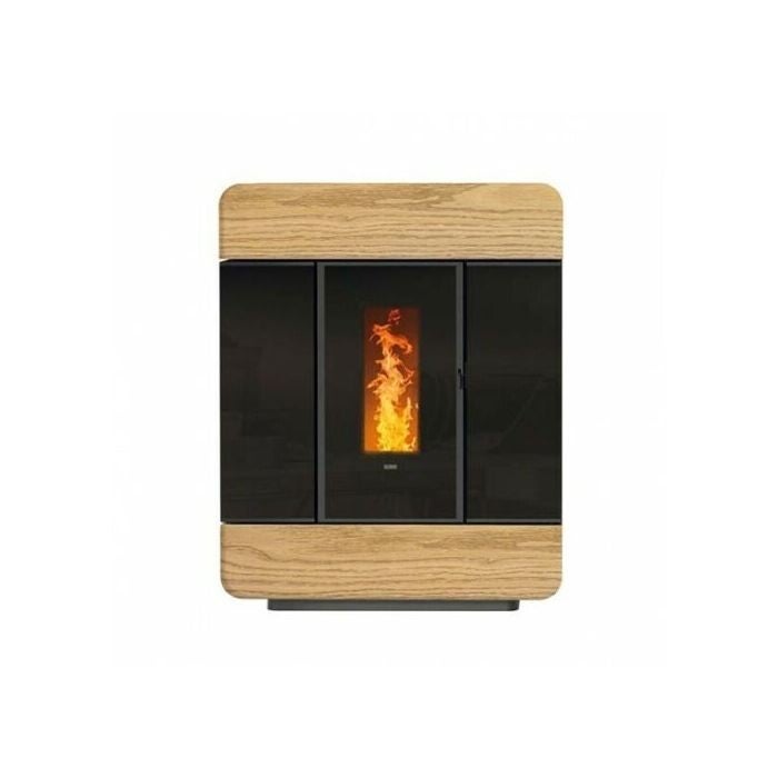 POÊLE THERMIQUE À GRANULÉS KLOVER MOD. DIVA SLIM WOOD