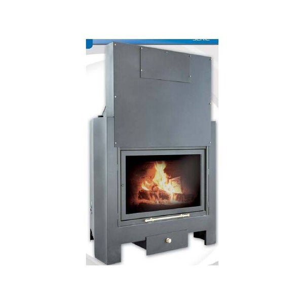 THERMOCHEMINÉE À BOIS SÉRIE VALLE MOD. 160 AVEC HOTTE VENTILÉE