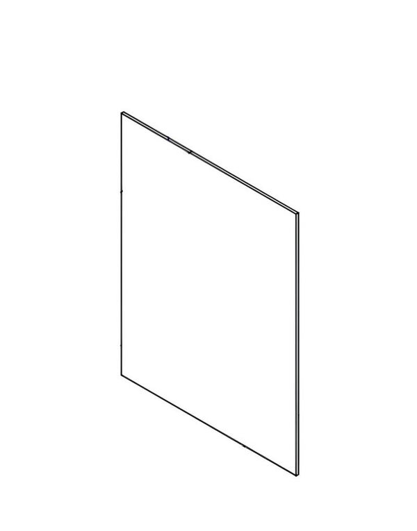 CÉRAMIQUE EN VERRE 4x309x401,5mm DSL ORIGINAL Klover pour cuisinière Diva Slim