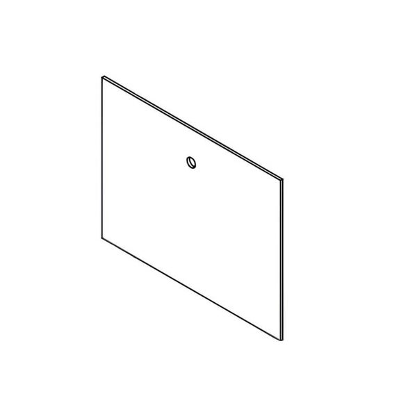 Vitrocéramique 4 x 318 x 248 mm pour four avec trou KP ORIGINAL Klover pour cuisinière thermique historique