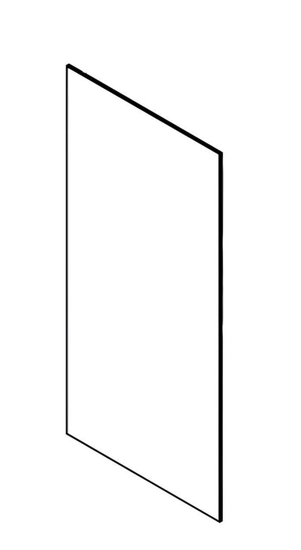 Vitre céramique 4 x 257 x 539 mm SL (intérieur) Klover d'origine pour cuisinières Style 120 Plus, Style 180 et Style 140 Duo