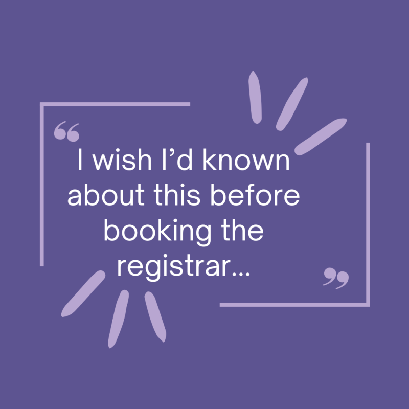 Quote from a would-be customer: "I wish I'd known about this before booking the registrar"