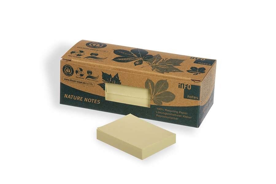 Gule memoblokke 125 x75