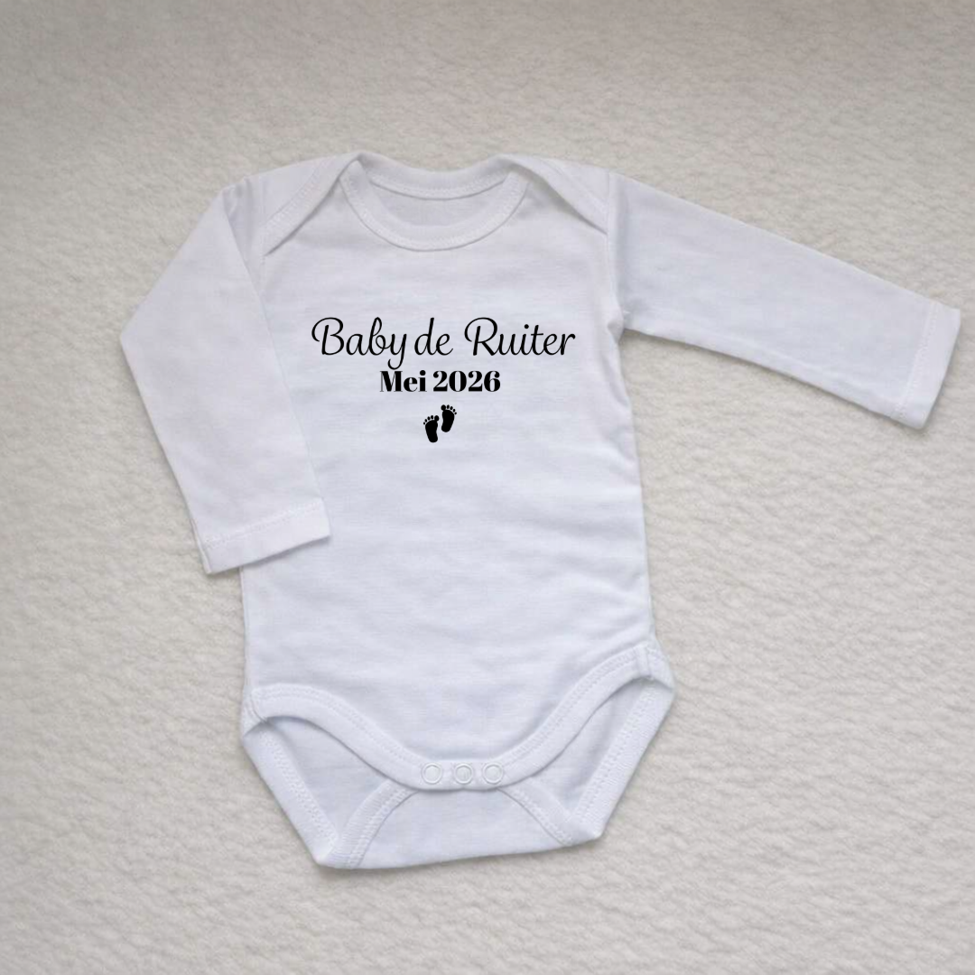 Romper met naam & datum