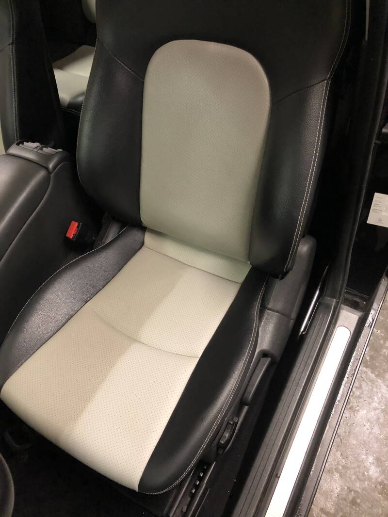 Before/after leer behandeling