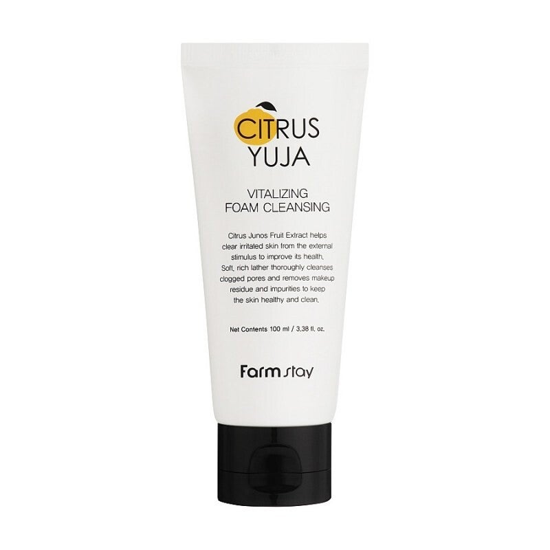 Farmstay – Citrus Yuja Vitalizing Foam Cleansing, 100ml