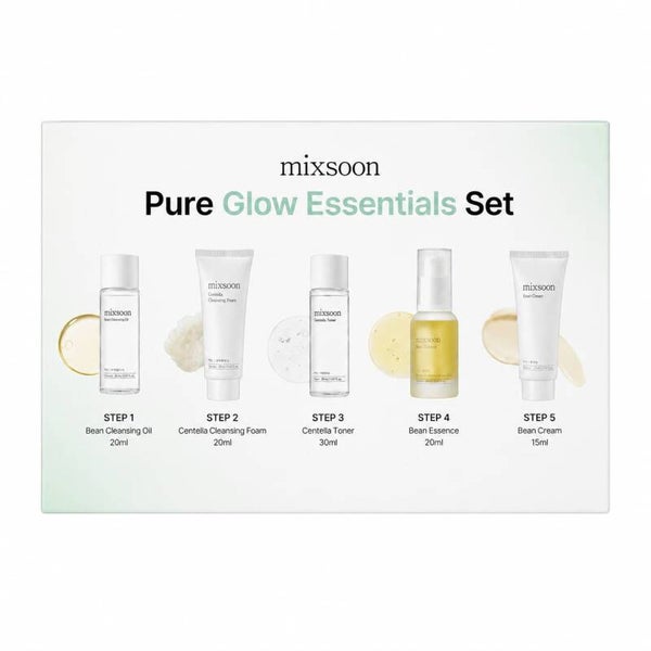 Mixsoon – Pure Glow Essentials Set, 5 items