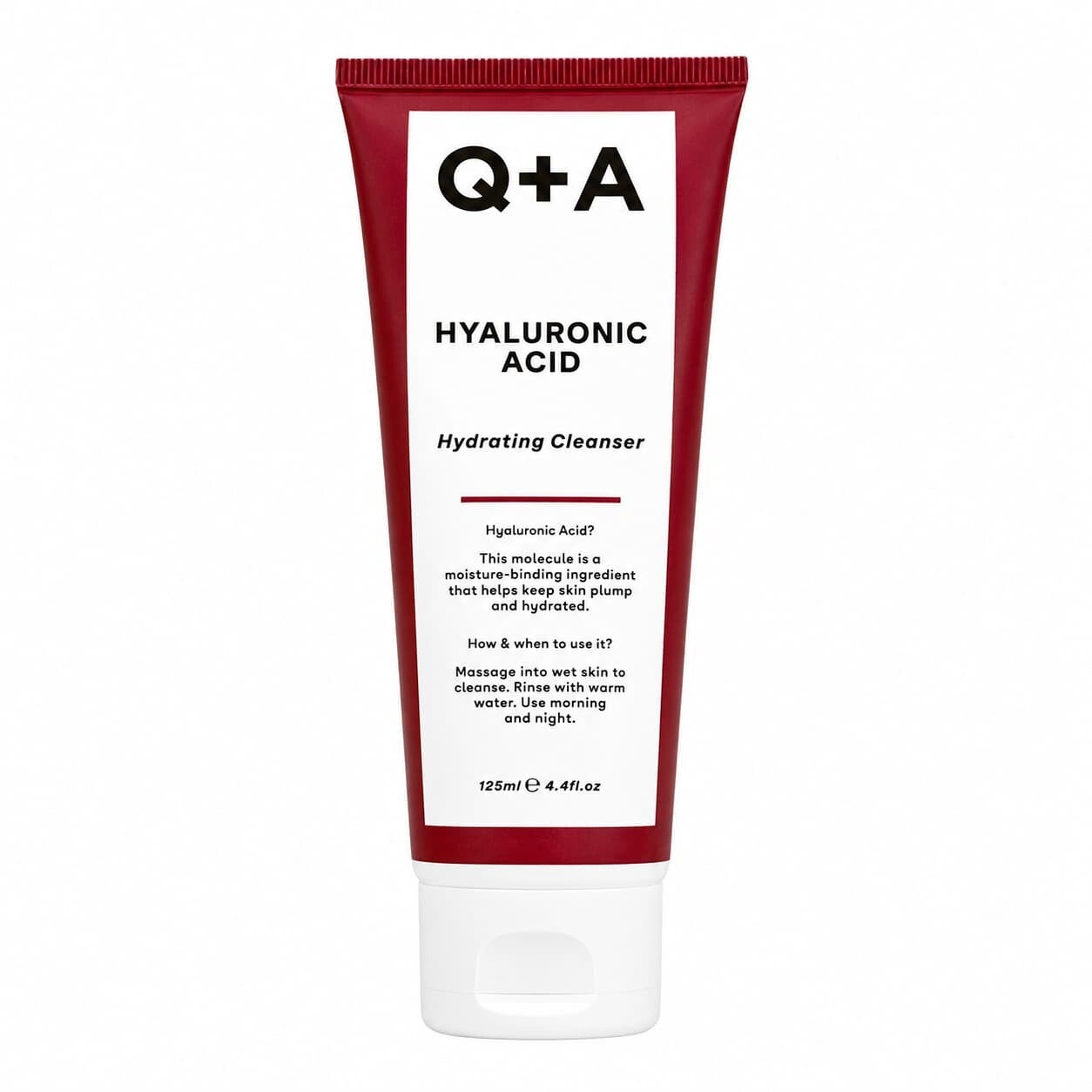 Q+A – Hyaluronic Acid Gel Cleanser, 125ml