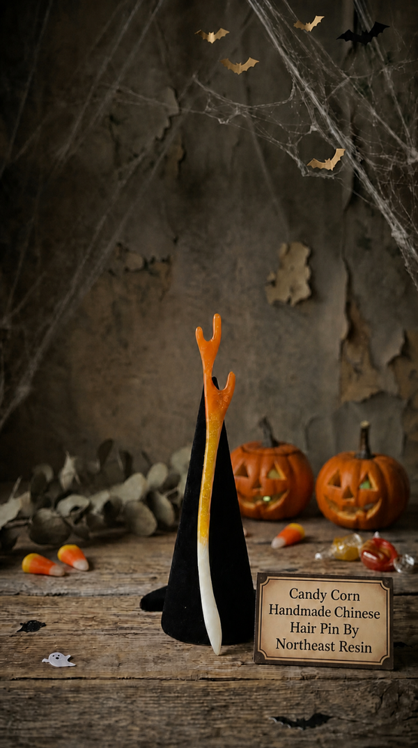 Candy Corn Chinese Hair Pin