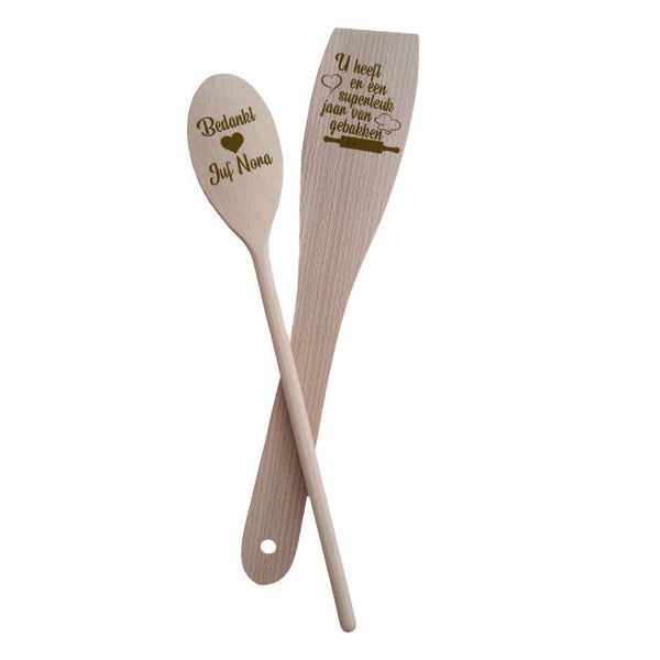 Pollepel/Spatel - Bedankt juf/meester