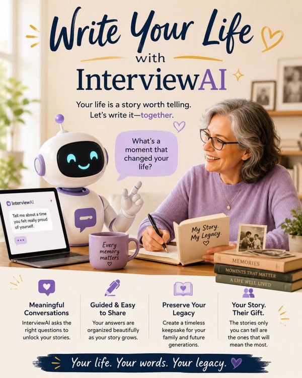 Write Your Life Story with InterviewAI