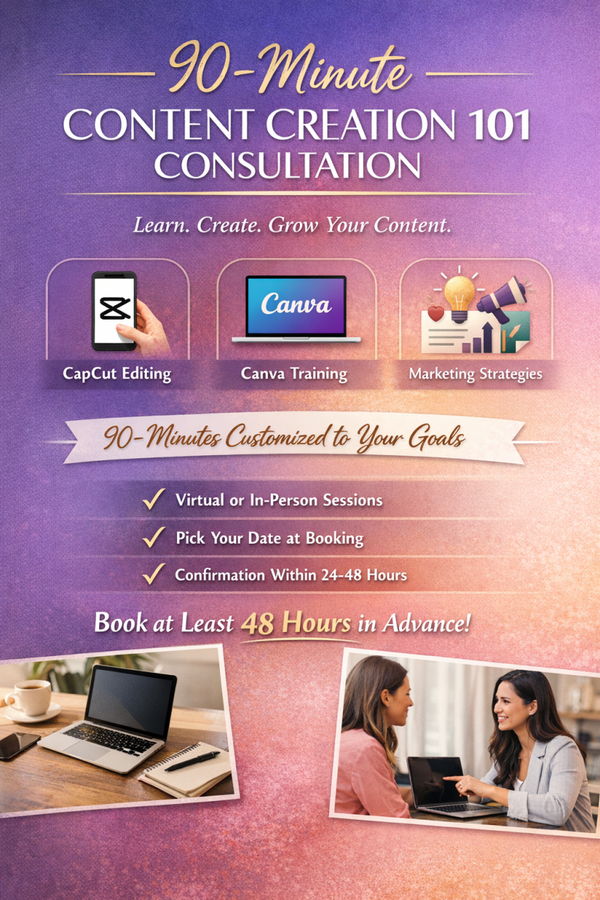 90-Minute Content Creation 101 Consulting