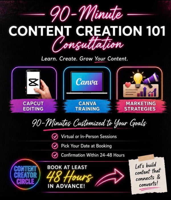 90-Minute Content Creation 101 Consulting