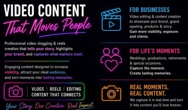 Video Vlogging & Reels Creation