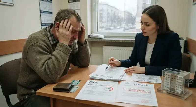 Doradca Stay Safe Sound tlumaczy klientowi jak splacic komornika pożyczką pod zastaw mieszkania