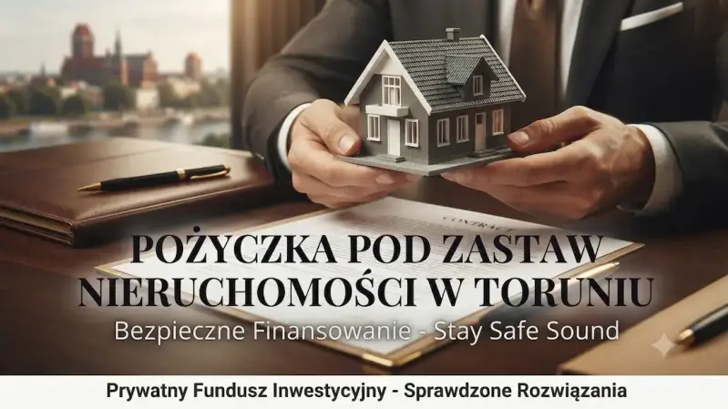 Toruń i Bydgoszcz-prywatna pożyczka hipoteczna bez bik od Stay Safe Sound