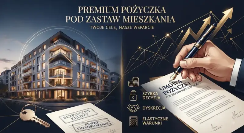 Mieszkanie jako zabezpieczenie finansowania – klucze, dokument finansowania i podpisywana umowa pożyczki