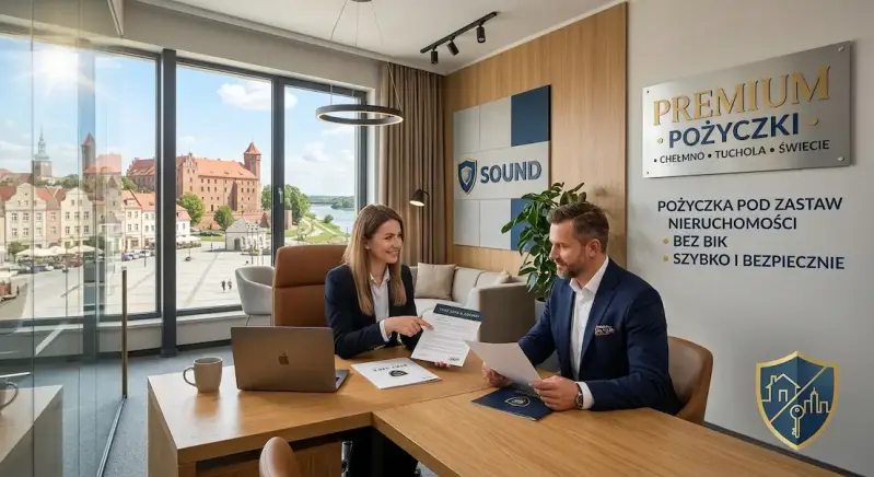 Biuro obsługi klientów Stay Safe Sound pożyczki pod zastaw nieruchomości w Chełmnie, Tucholi i Świeciu
