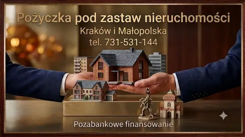 Prywatna pożyczka pod zastaw mieszkania w Krakowie ,Tarnowie i malopolsce 