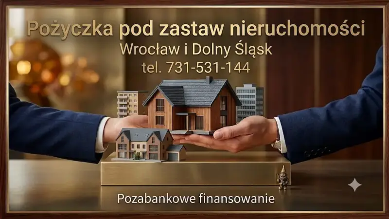 Prywatna pożyczka pod zastaw mieszkania Wrocław