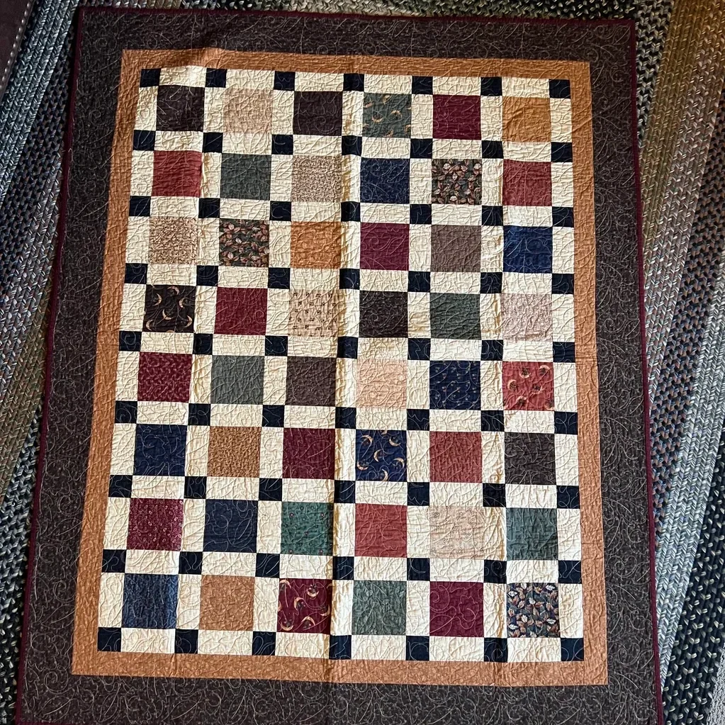 Disappearing Nine Patch 49 1/2" x 60"