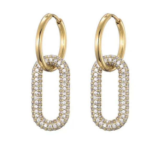 Earring Statement Gold
